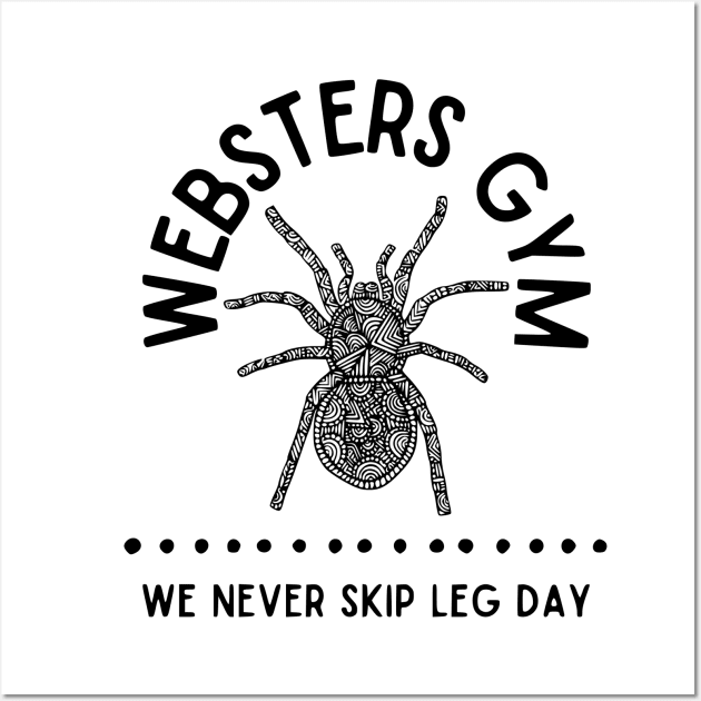 Every Day is Leg Day Wall Art by huemans of the universe